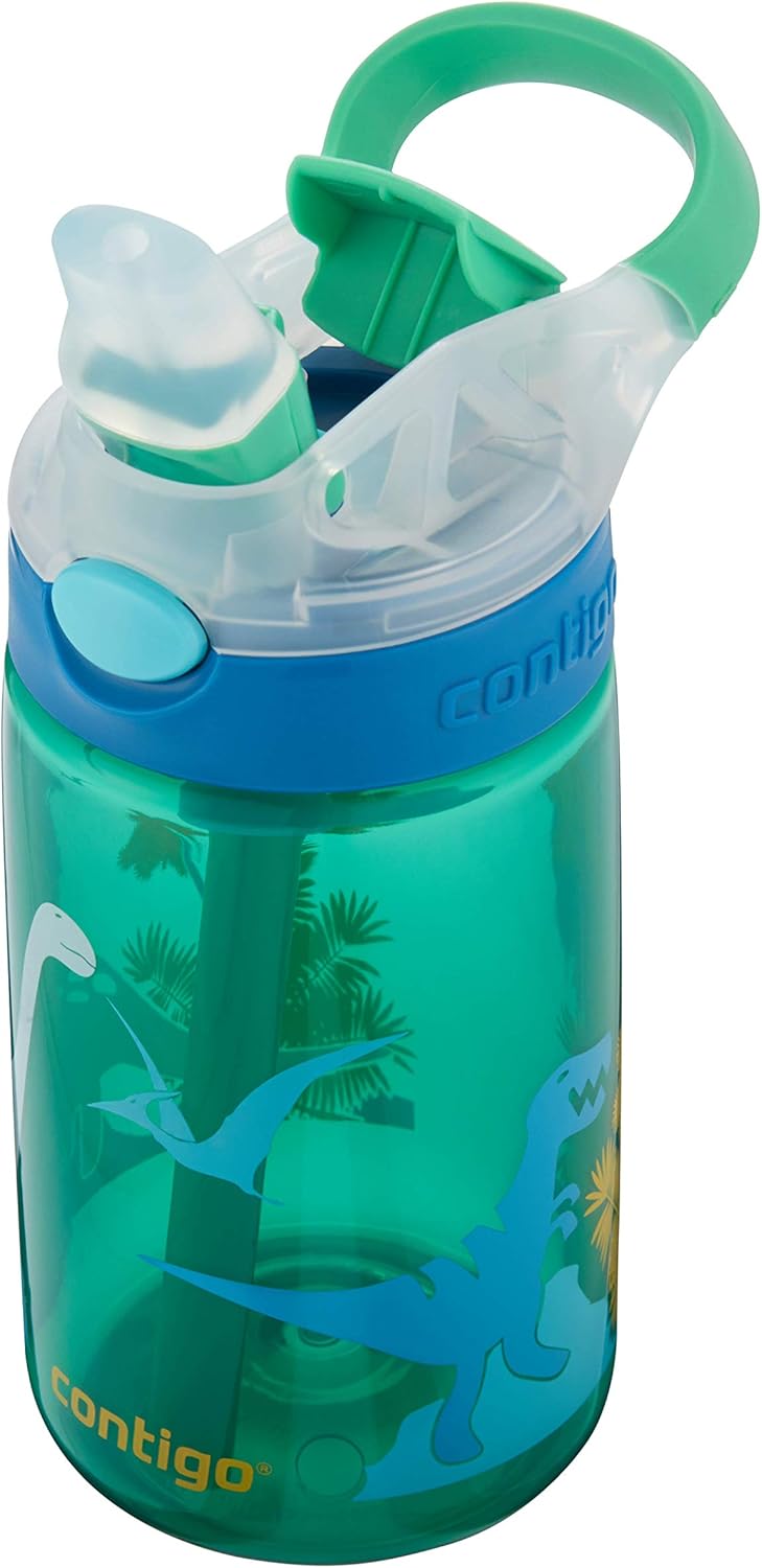 Contigo Gizmo Flip Dino Tritan Çocuk Suluğu 420 mL Yeşil