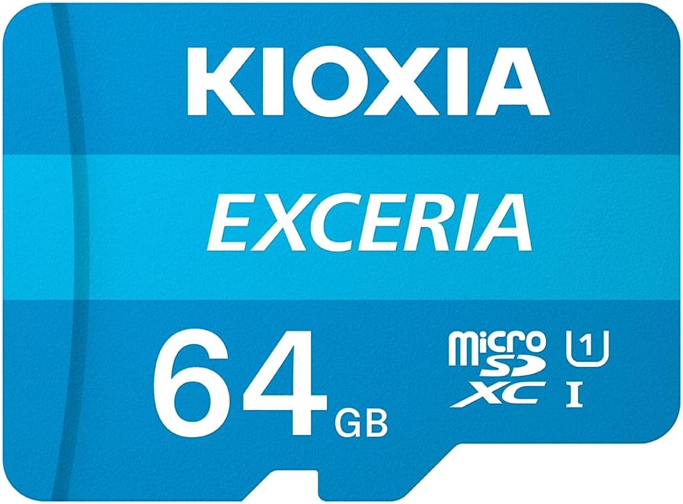 KIOXIA EXCERIA 64GB microSDXC Kart – UHS-I, R100MB/s okuma