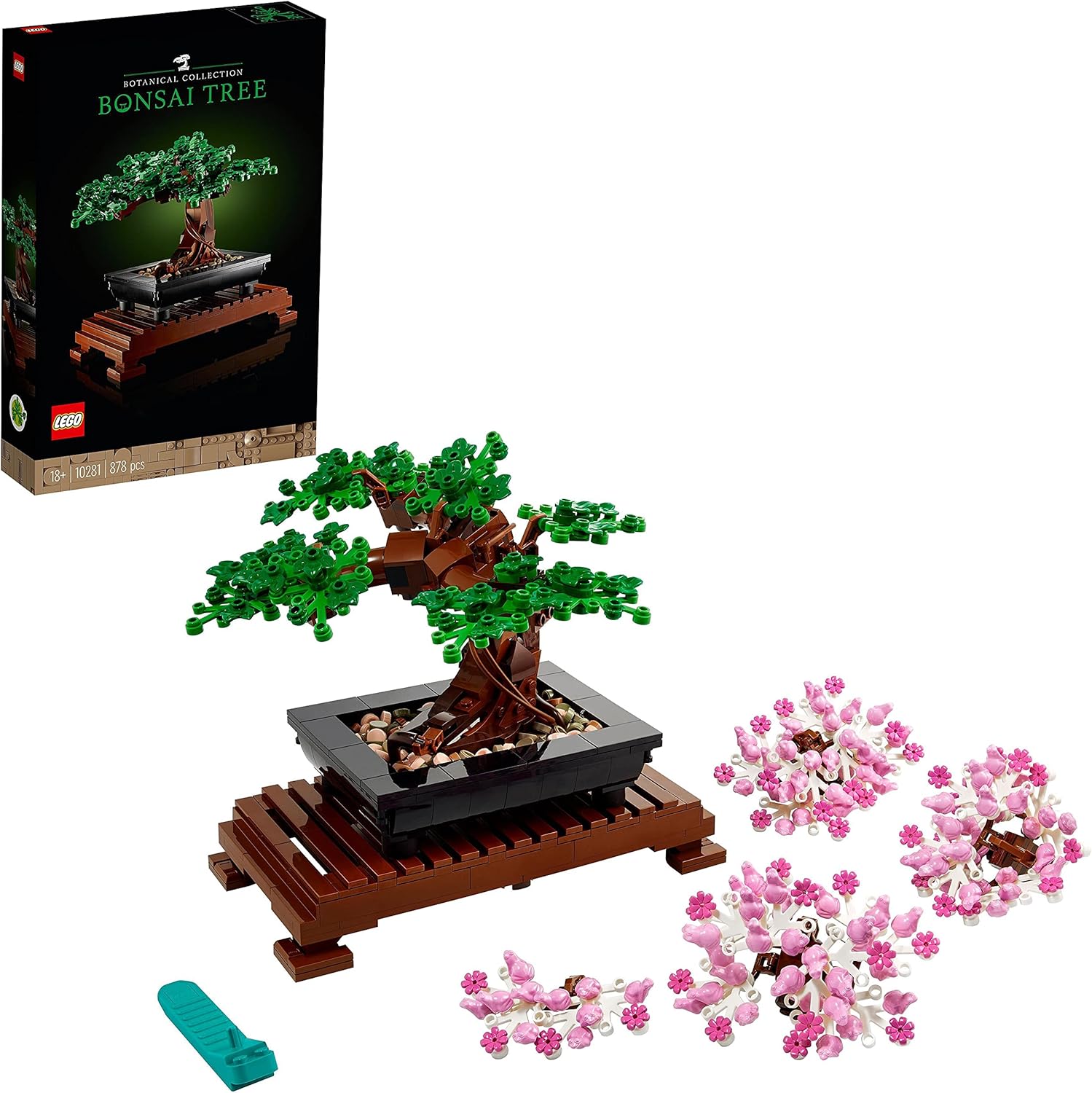 LEGO Icons Bonsai Ağacı Seti, Yetişkinler İçin Ev Dekorasyonu ve Çiçek Seti, Yaratıcı ve Rahatlatıcı Kendin Yap Projeleri, Kadın ve Erkek İçin Hediye, Botanik Koleksiyonu 10281