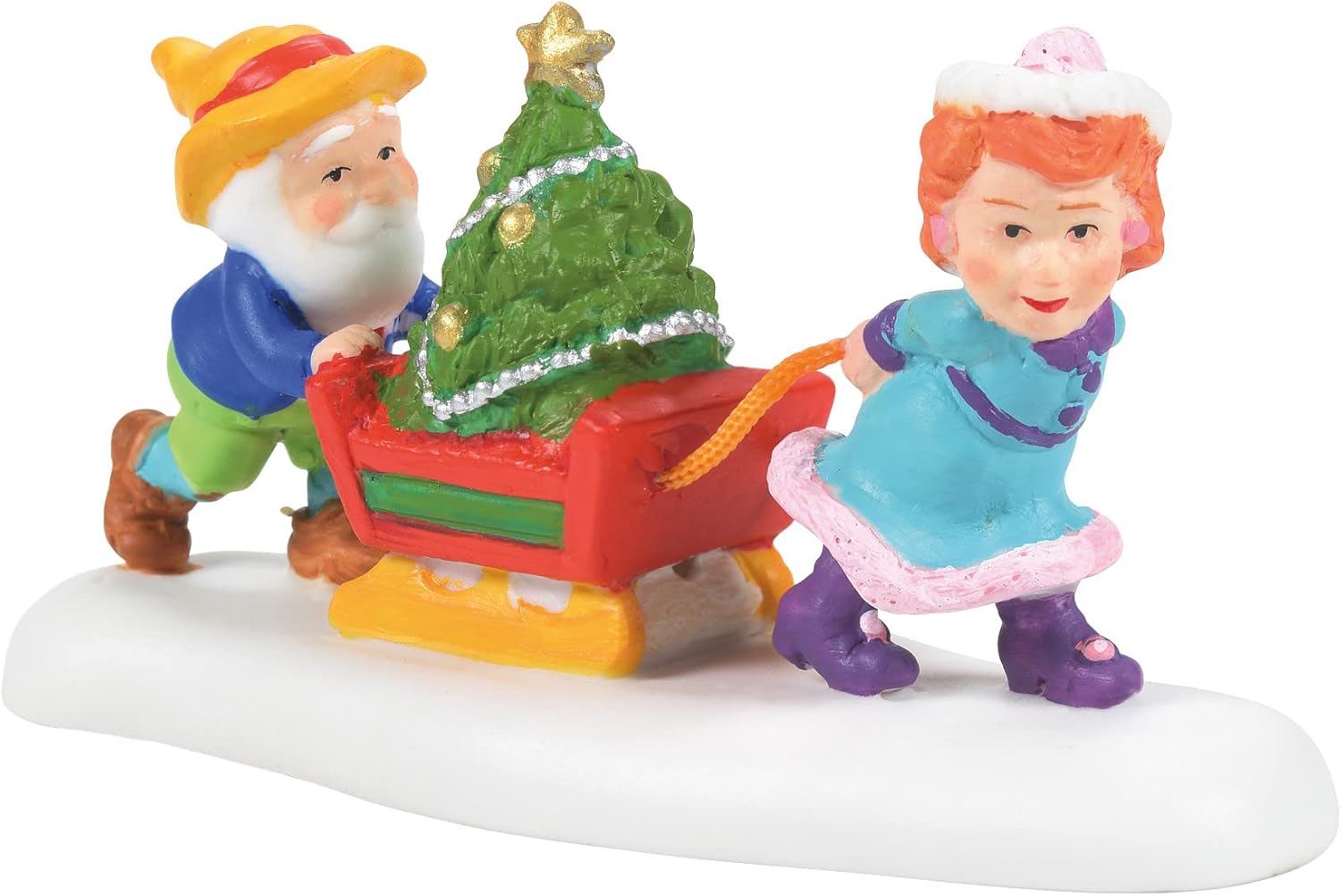 Department 56 North Pole Village Just in Time for Christmas Heykelciği, 8,9 cm, Çok Renkli