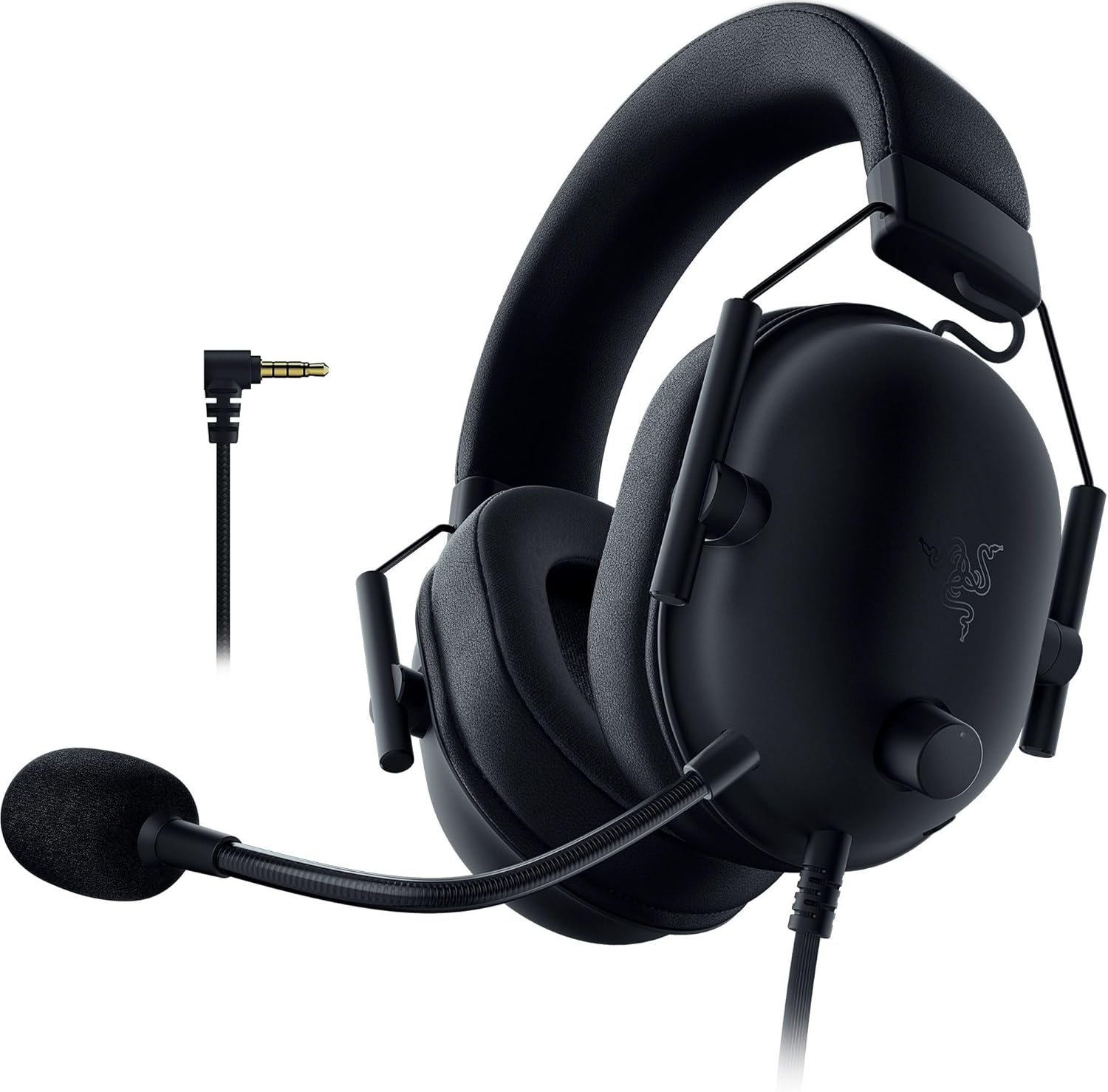 Razer Blackshark V2 X (PlayStation) - PlayStation konsolu için Kablolu e-spor Kulaklık (240g, kardioid mikrofon, 50mm sürücüler, pasif gürültü engelleme, 3,5mm konektör) Siyah BlackShark V2 X | Playstation Siyah