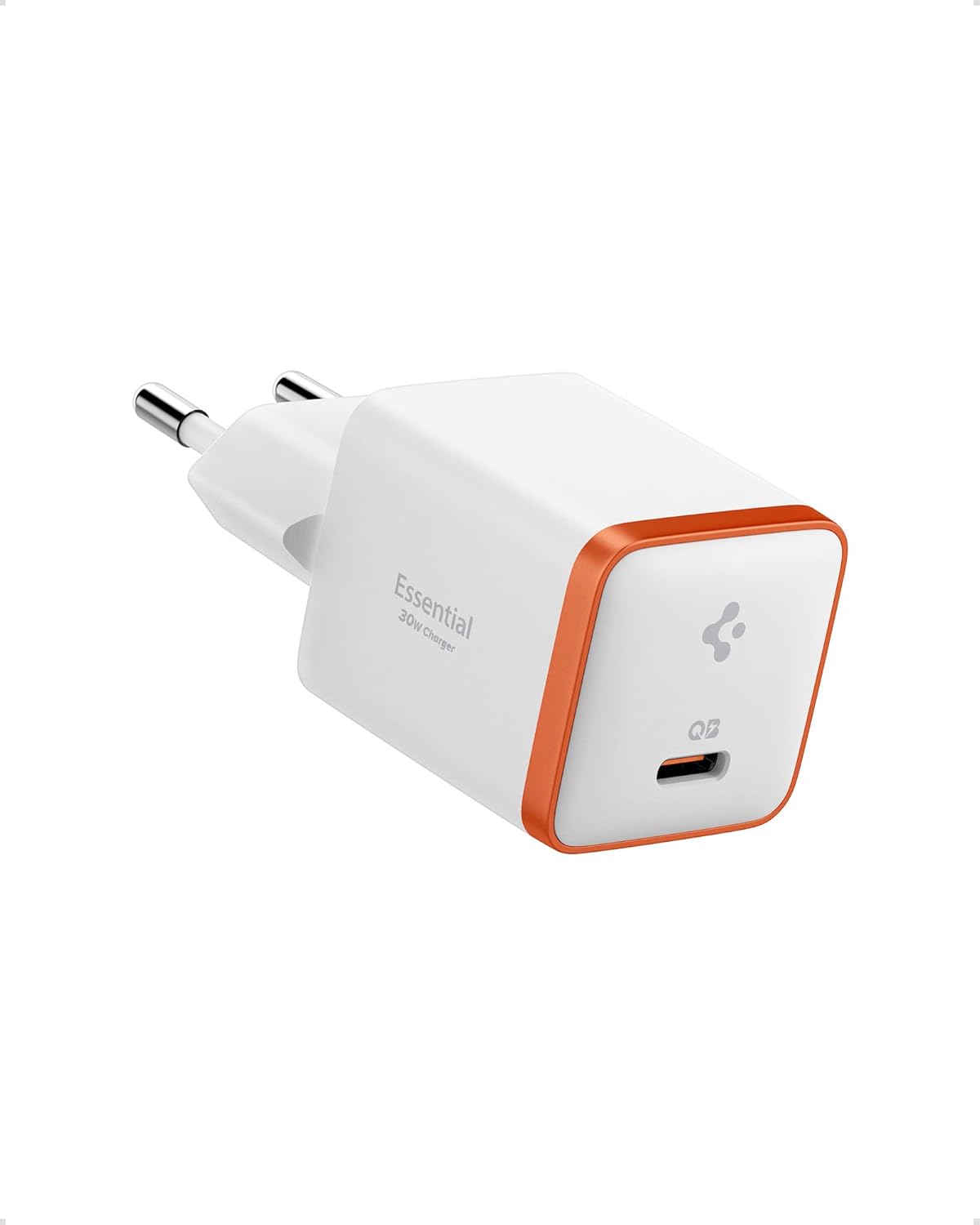 Spigen 30W USB-C Ultra Mini Hızlı Şarj Aleti Samsung PPS/Isı Düşürücü GaN Akım Korumalı PD 3.0 Protokol Güç Adaptörü iPhone & Android & iPad & MacBook Type-C White - ACH08449