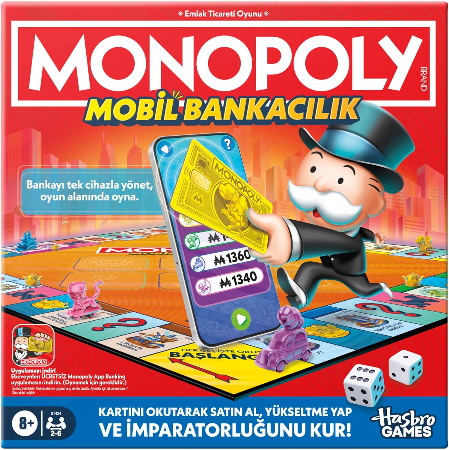 Monopoly Mobil Bankacılık Kutu Oyunu