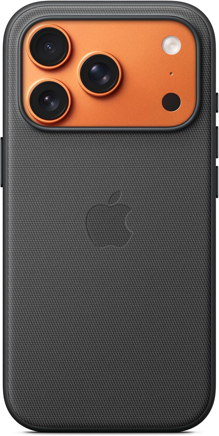 Apple iPhone 17 Pro için MagSafe özellikli Tech Dokuma Kılıf - Siyah Tech Dokuma Siyah